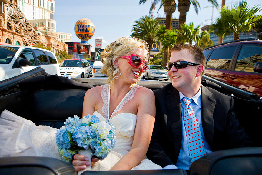 Las Vegas Wedding The Knot Red Cadillac