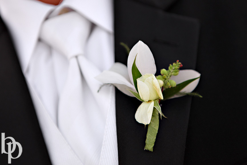 Boutonniere Stone Blossom © Brian Phillips Photography
