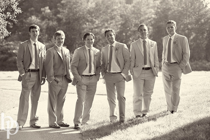 Lyman Estate Groomsmen © Brian Phillips Photography