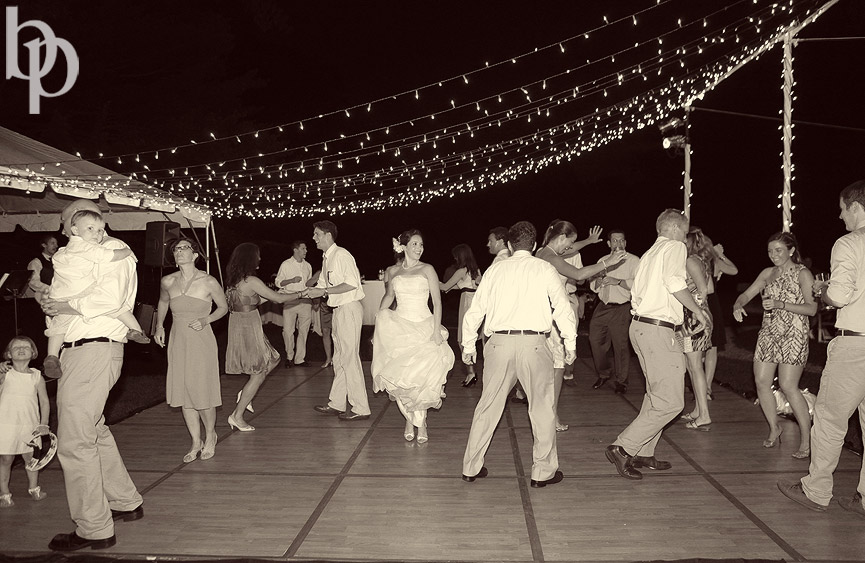 Lyman Estate Wedding Dance Floor © Brian Phillips Photography