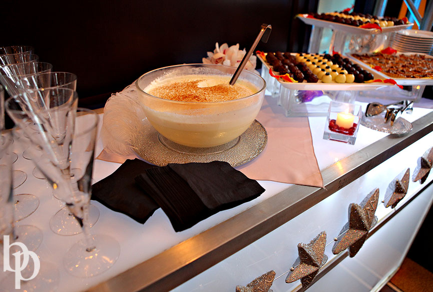 Egg Nog Punch at the Dessert Bar © Brian Phillips Photography