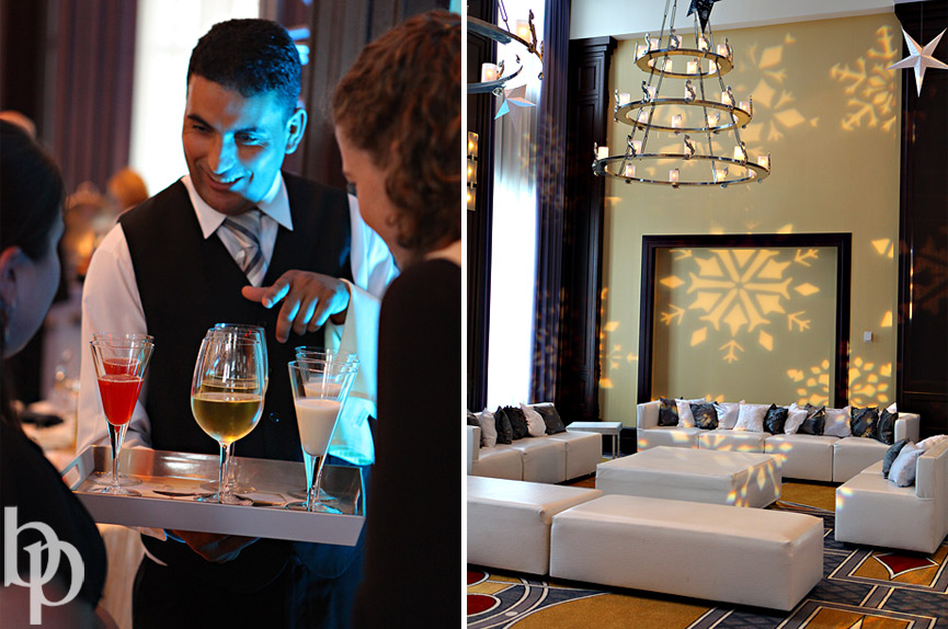 Drinks and Lounge area Liberty Hotel Ballroom © Brian Phillips Photography