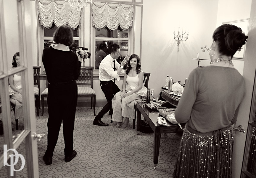 Boston Public Library Wedding Preparation © Brian Phillips Photography