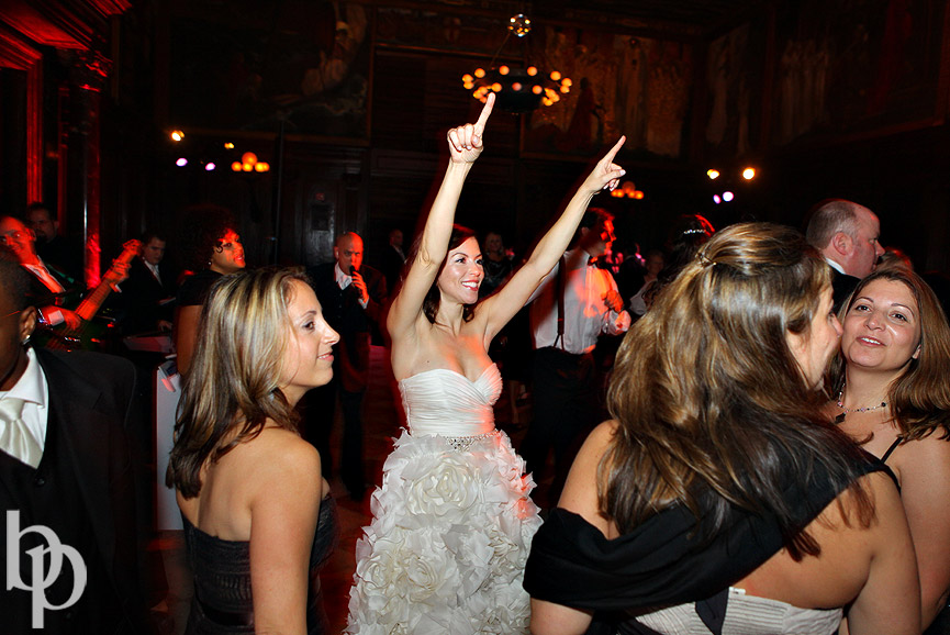 Boston Public Library Wedding Photography Bride Dance © Brian Phillips Photography