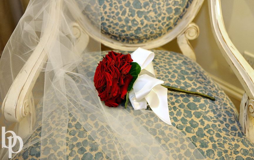 Boston Public Library Wedding Rose © Brian Phillips Photography