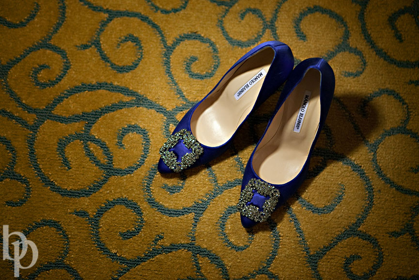 Boston Public Library Wedding Manolo Blahnik Shoes © Brian Phillips Photography