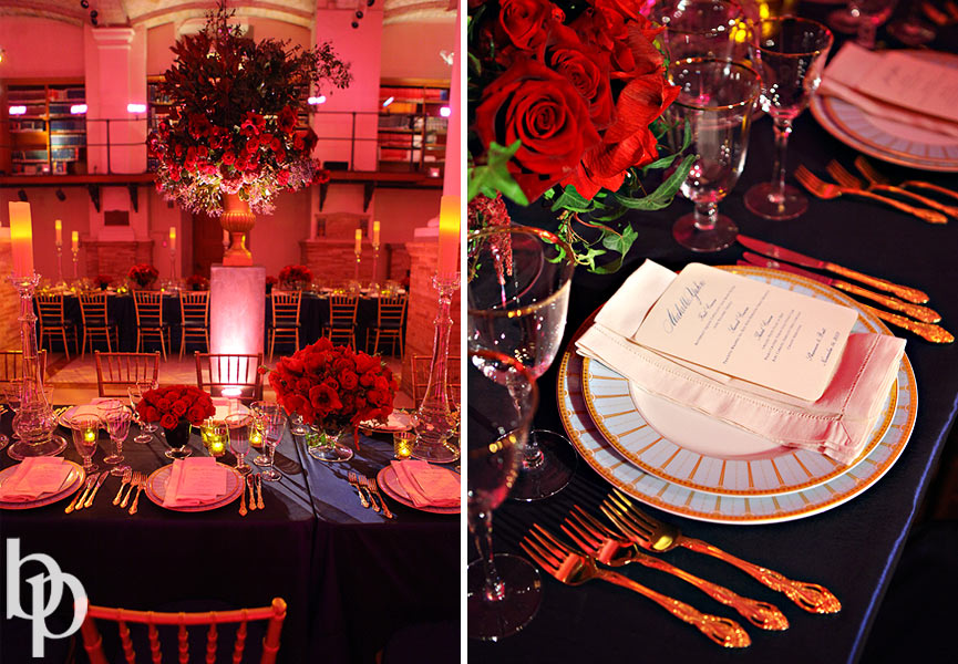 Boston Public Library Wedding Reception Details © Brian Phillips Photography