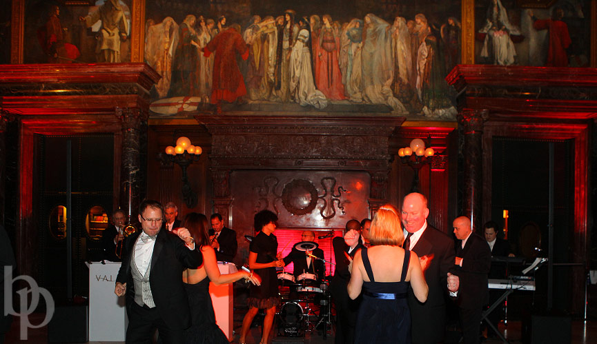 Boston Public Library Wedding Abbey Room Paintings © Brian Phillips Photography