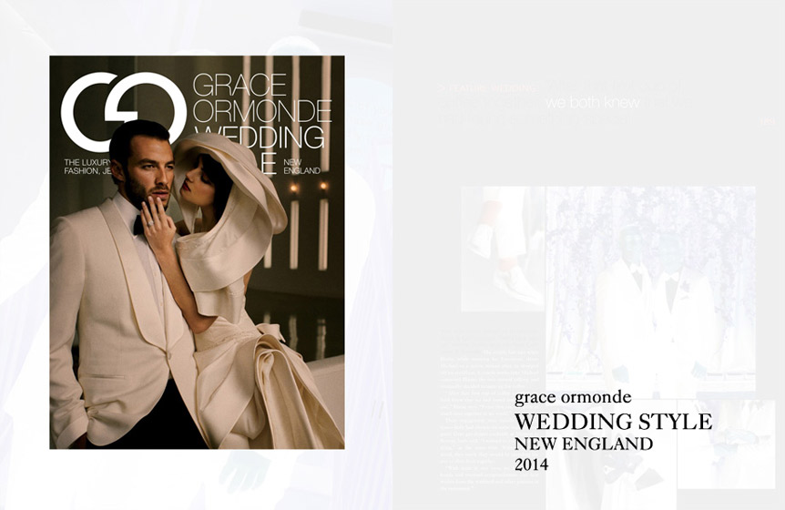Grace Ormonde Wedding Style Magazine, New England Issue 2014